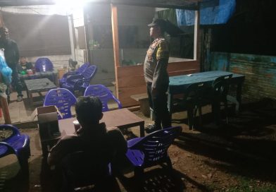 Patroli Malam Polsek Setia Bakti Ditingkatkan, Dua Personel Turun Jaga Kamtibmas