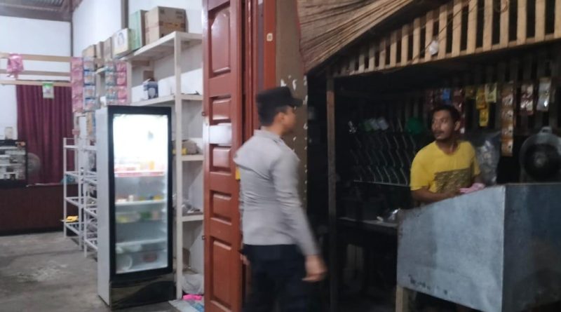 Patroli Malam Polsek Panga Ditingkatkan, Antisipasi Guantibmas di Titik Keramaian