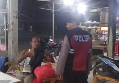Patroli Malam Polsek Jaya Intensif, Sampaikan Himbauan Kamtibmas kepada Masyarakat