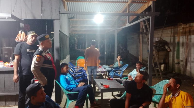 Patroli Malam Polsek Panga Ditingkatkan, Antisipasi Guantibmas di Titik Rawan