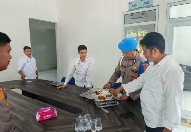 Personel Polsek Krueng Sabee Laksanakan Sambang dan Pengawasan Dapur MBG di Tiga SPPG