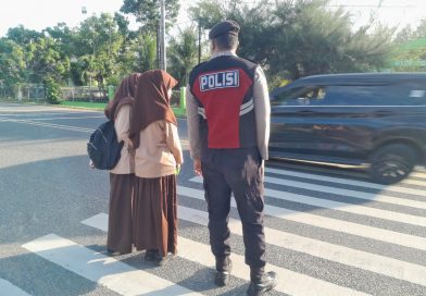 Sat Samapta Polres Aceh Jaya Laksanakan Strong Point untuk Wujudkan Kamseltibcarlantas