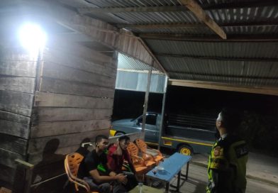 Personel Polsek Panga Laksanakan Patroli Harkamtibmas untuk Jaga Keamanan dan Ketertiban Masyarakat
