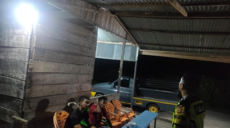 Personel Polsek Panga Laksanakan Patroli Harkamtibmas untuk Jaga Keamanan dan Ketertiban Masyarakat