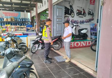 Personel Polsek Teunom Intensifkan Patroli Kamtibmas, Wujudkan Situasi Aman dan Kondusif