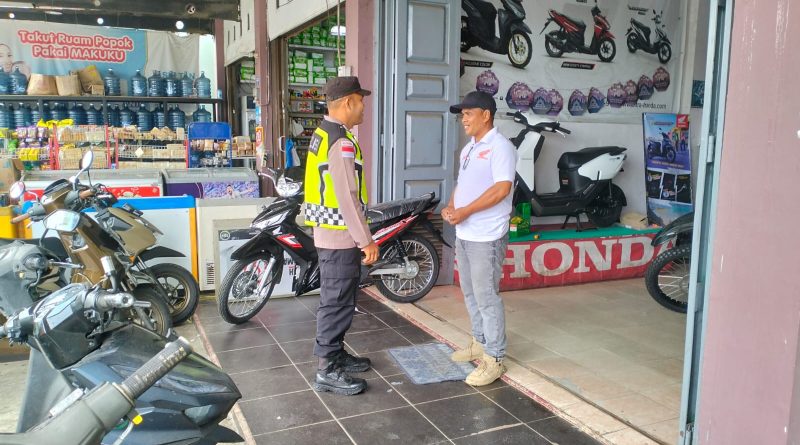 Personel Polsek Teunom Intensifkan Patroli Kamtibmas, Wujudkan Situasi Aman dan Kondusif