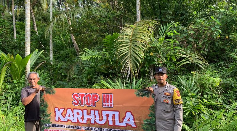 Polsek Krueng Sabee Gencarkan Patroli Karhutla, Pantau Wilayah Rawan dan Hotspot