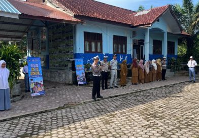 Polantas Karib Hadir di Sekolah, Satlantas Aceh Jaya Edukasi Pelajar tentang Keselamatan Berlalu Lintas