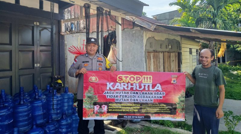 Polsek Setia Bakti Gencarkan Patroli Karhutla, 49 Kegiatan Dilaksanakan dan Hotspot Nihil